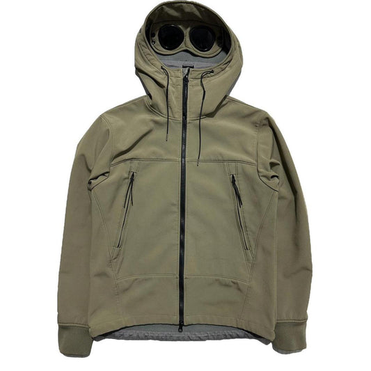 CP Company Light Green Soft Shell Goggle Jacket - Known Source