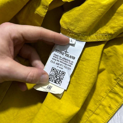 Stone Island Yellow Half Zip Smock Jacket - Known Source