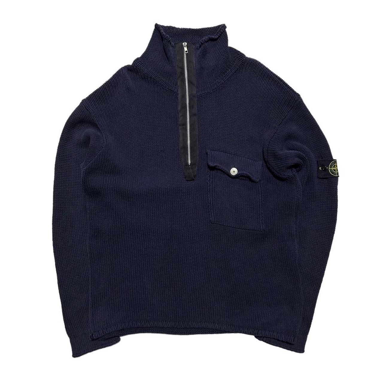 Stone Island Heavy Knit Quarter Zip - Known Source