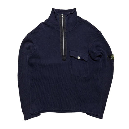 Stone Island Heavy Knit Quarter Zip - Known Source