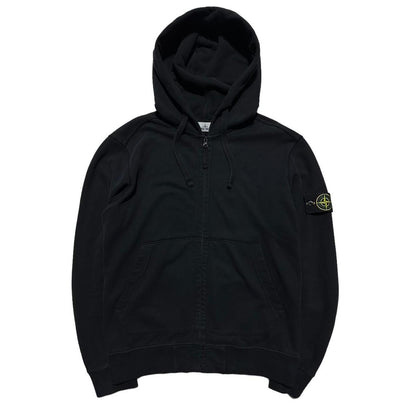 Stone Island Black Full Zip Hoodie - Known Source