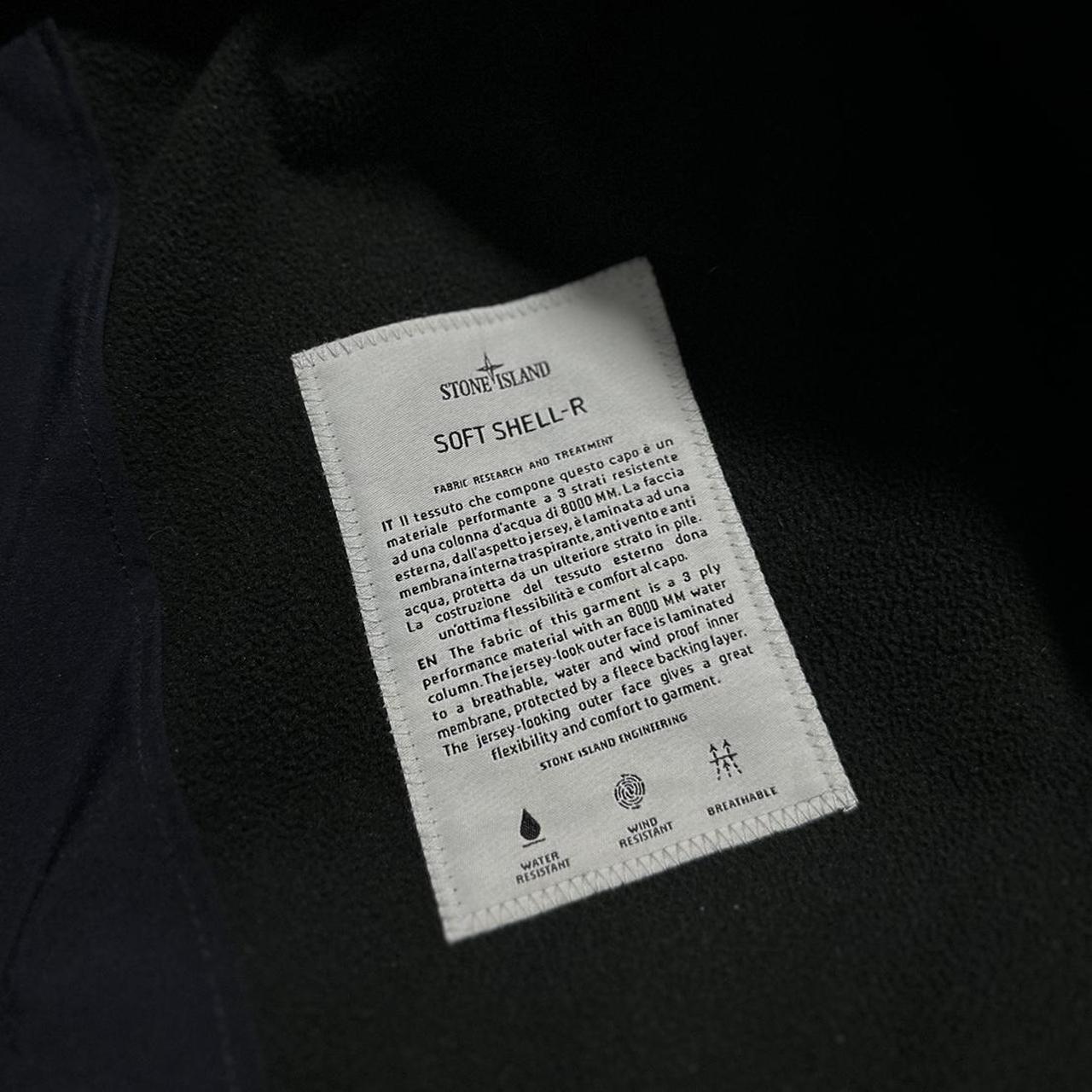 Stone Island Navy Soft Shell-R Jacket - Known Source