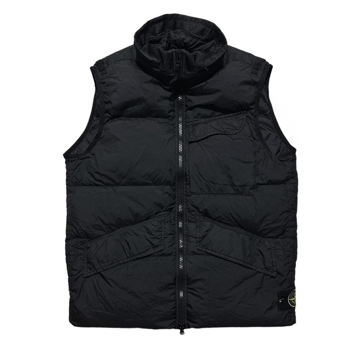 Stone Island Garment Dyed Down Crinkle Reps Body Warmer - Known Source