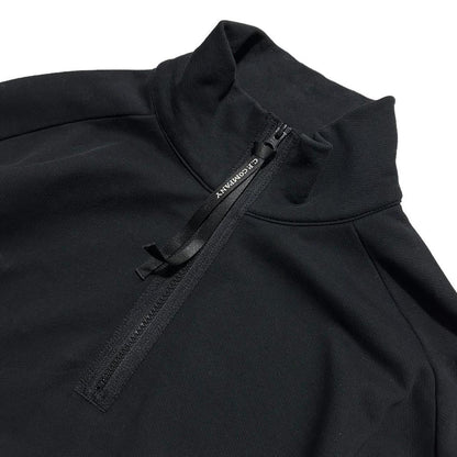 CP Company Black Quarter Zip Pullover - Known Source