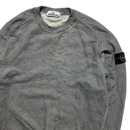 Stone Island Grey Dust Treatment Pullover Crewneck - Known Source