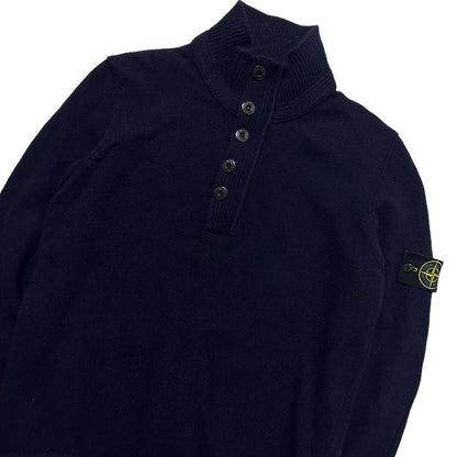 Stone Island Wool Quarter Zip Pullover - Known Source