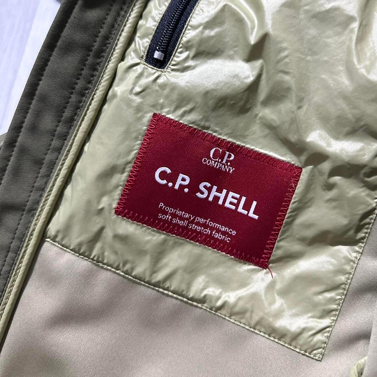CP Company Khaki Soft Shell Goggle Jacket - Known Source