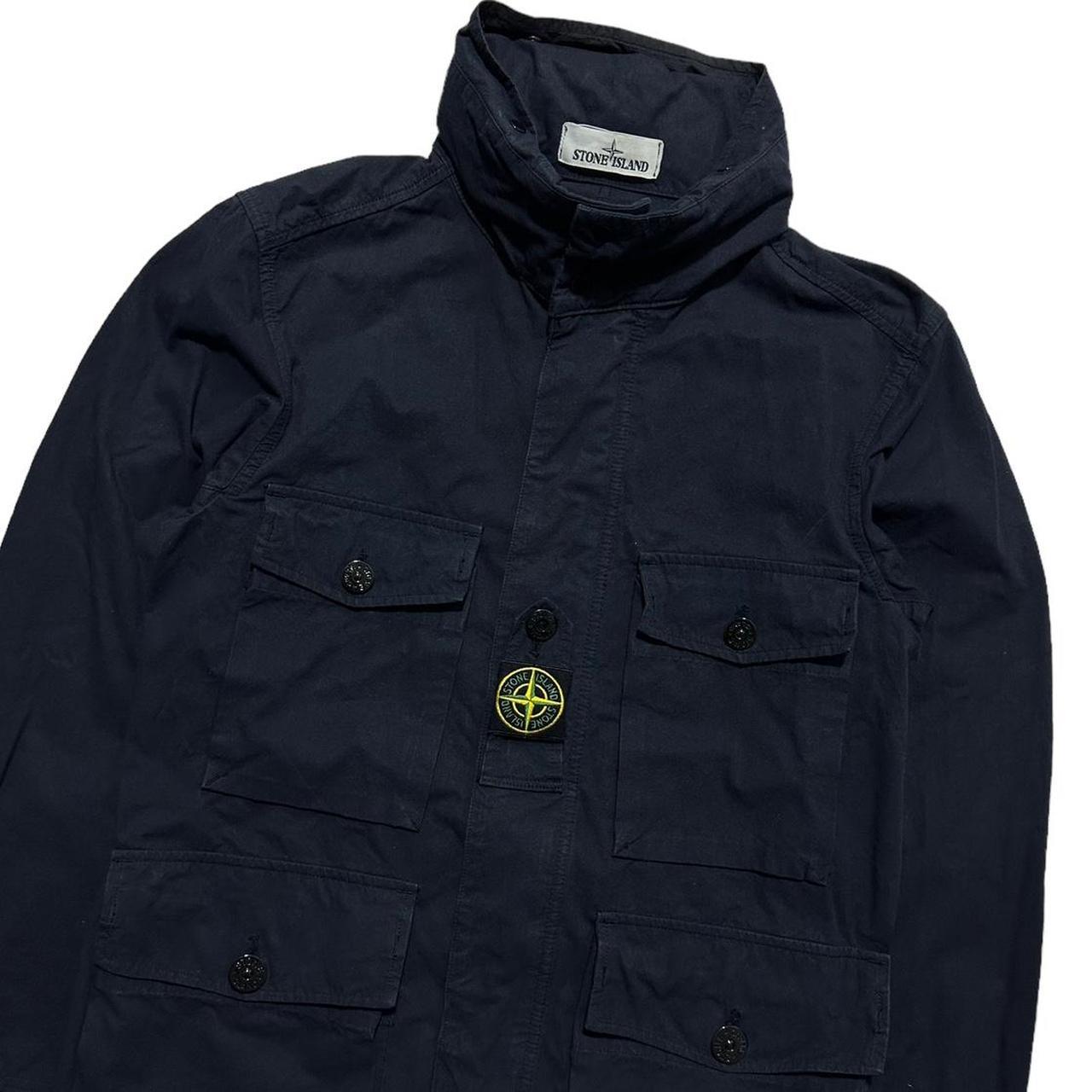 Stone Island Navy Cordura Field Jacket - Known Source