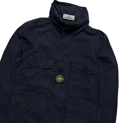 Stone Island Navy Cordura Field Jacket - Known Source