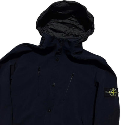 Stone Island Navy Soft Shell-R Jacket - Known Source