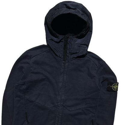 Stone Island Full Zip Nylon Hood Hoodie - Known Source