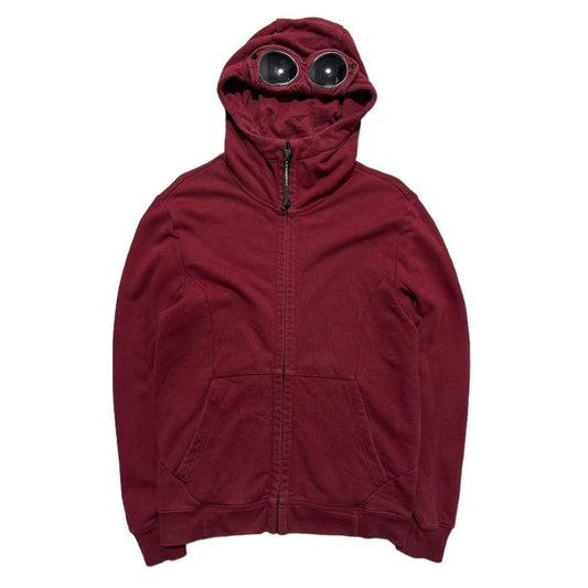 CP Company Dark Red Goggle Hoodie - Known Source