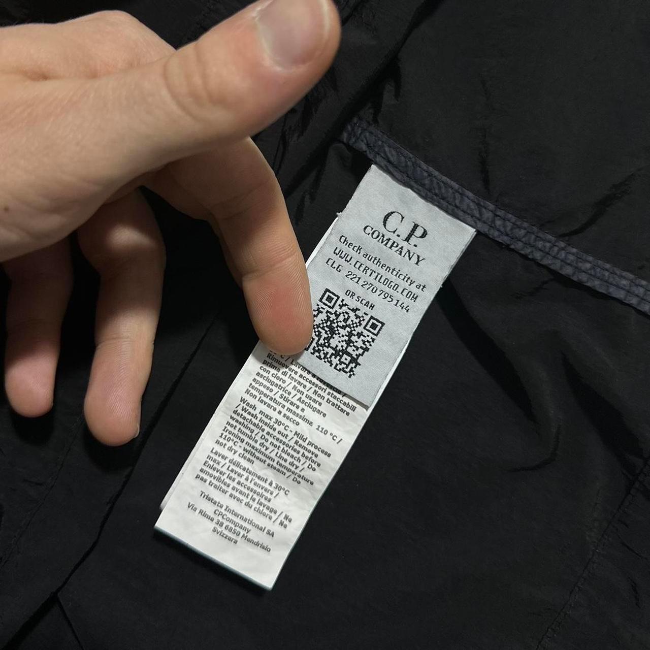 CP Company Black Nylon Pullover Jacket - Known Source