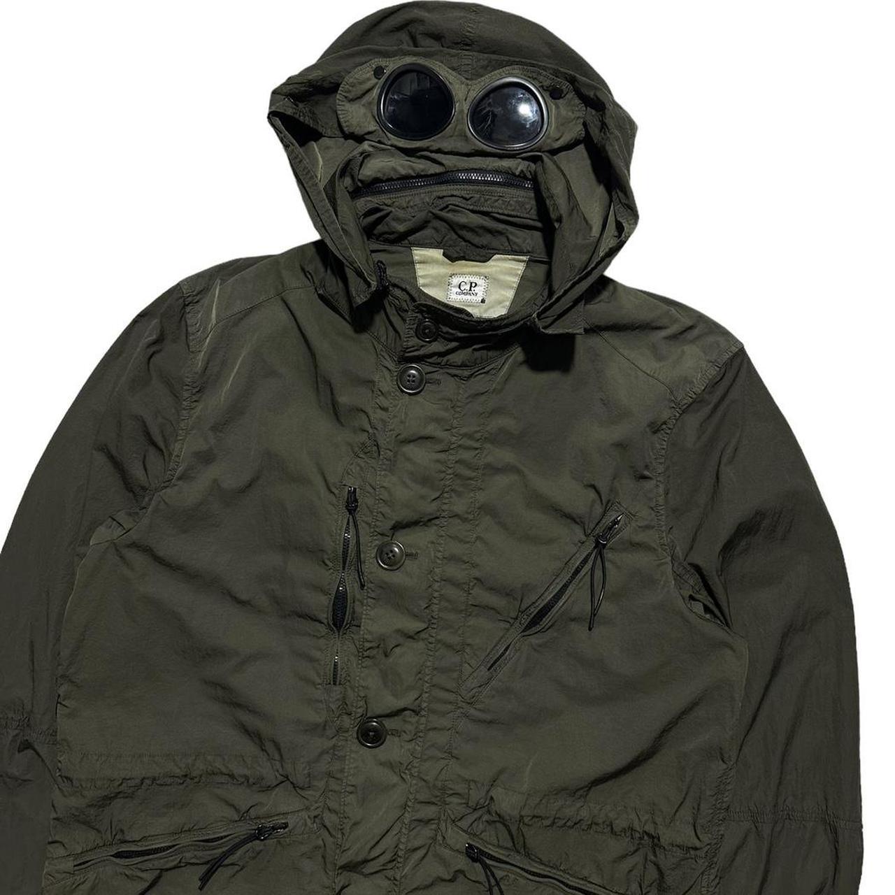 CP Company Green Chrome Nylon Goggle Jacket - Known Source