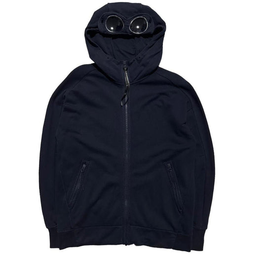 CP Company Navy Full Zip Goggle Hoodie - Known Source