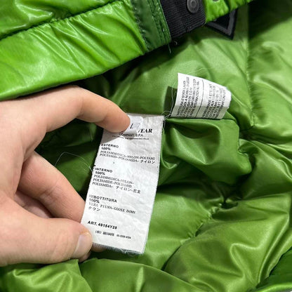 Stone Island Green Mesh Badge Down Jacket - Known Source