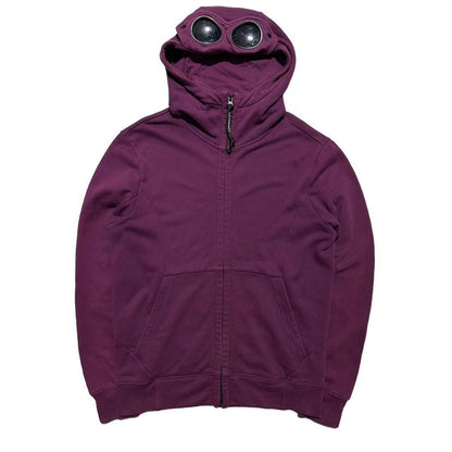 CP Company Purple Full Zip Goggle Hoodie - Known Source
