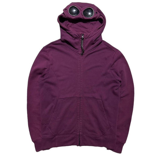 CP Company Purple Full Zip Goggle Hoodie - Known Source