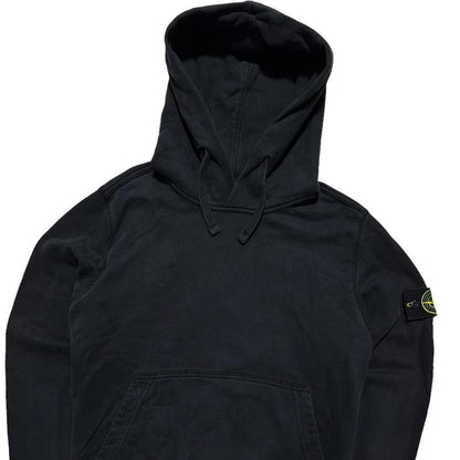 Stone Island Black Pullover Hoodie - Known Source