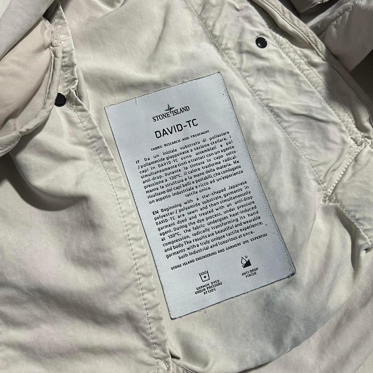 Stone Island David-TC Cream Trench Jacket - Known Source