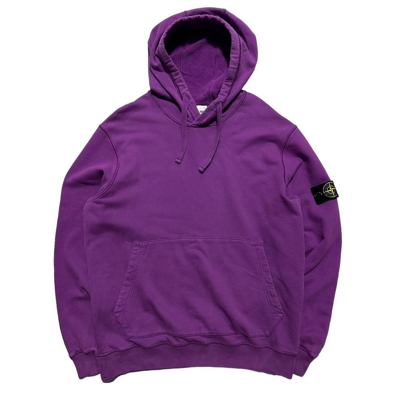 Stone Island Purple Pullover Hoodie - Known Source