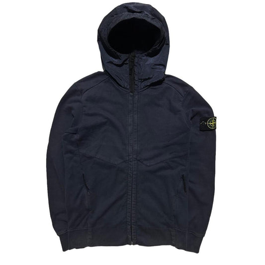 Stone Island Full Zip Nylon Hood Hoodie - Known Source