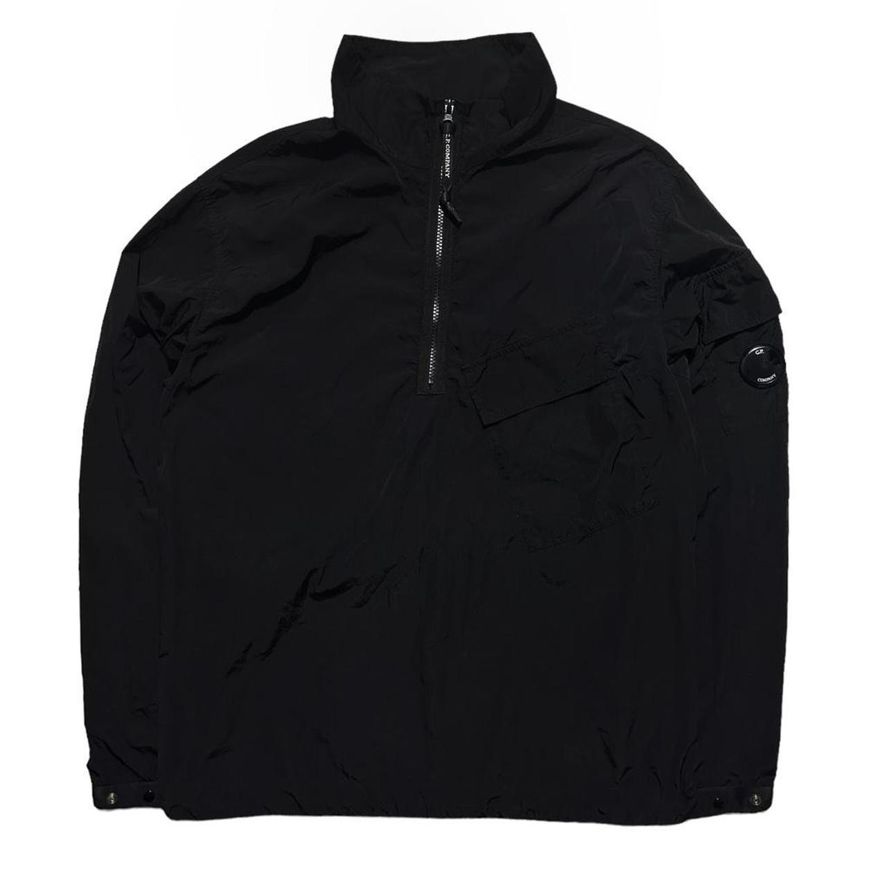 CP Company Black Nylon Pullover Jacket - Known Source