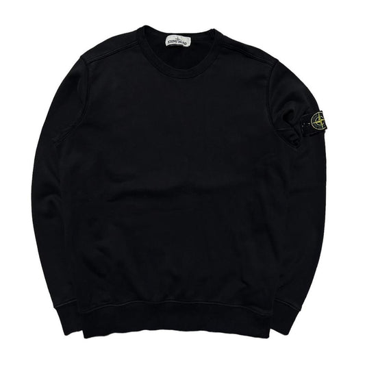 Stone Island Black Pullover Crewneck - Known Source