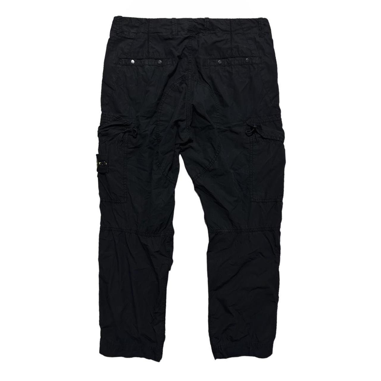 Stone Island Black Cropped Combat Cargos - Known Source