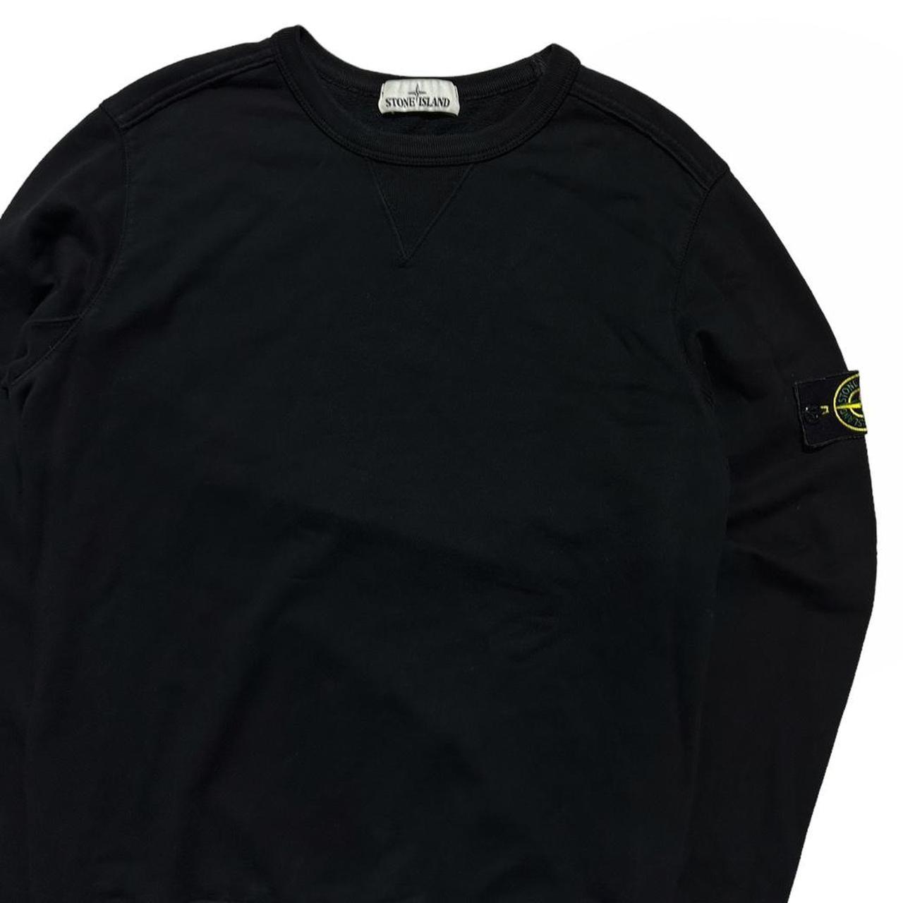 Stone Island Black Pullover Crewneck - Known Source