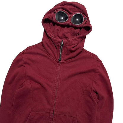 CP Company Dark Red Goggle Hoodie - Known Source