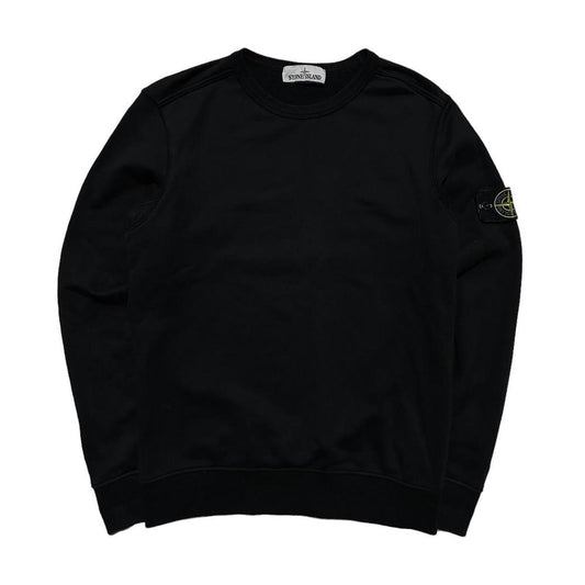 Stone Island Black Pullover Crewneck - Known Source