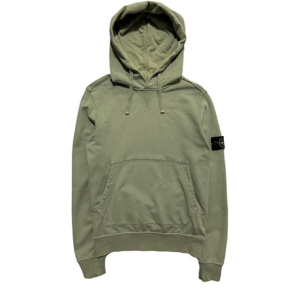 Stone Island Green Pullover Hoodie - Known Source