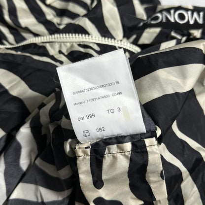 Moncler Pomme Zebra Print Lightweight Jacket - Known Source