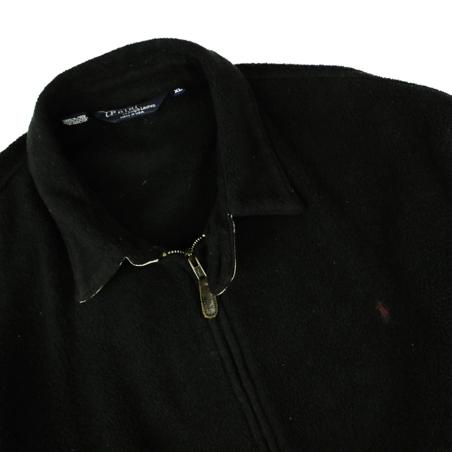 POLO RALPH LAUREN FLEECE HARRINGTON JACKET (L) (L) - Known Source