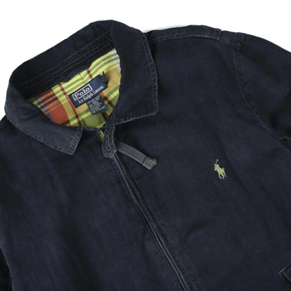 POLO RALPH LAUREN NAVY HARRINGTON (L) (L) - Known Source