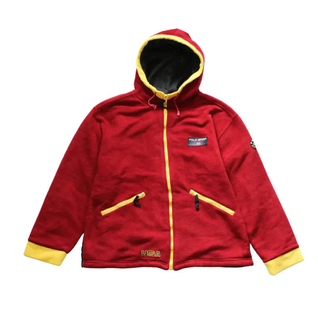 POLO SPORT COLOUR BLOCK JACKET (L) - Known Source