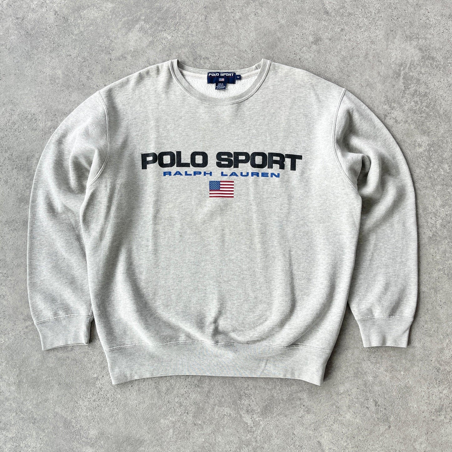 Polo Sport Ralph Lauren 1990s heavyweight spellout sweatshirt (L) - Known Source