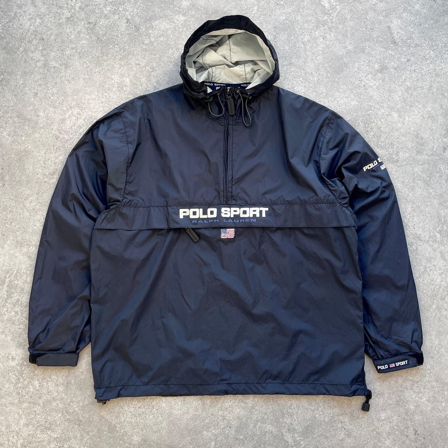 Polo Sport Ralph Lauren 1990s lightweight technical shell jacket (M) - Known Source
