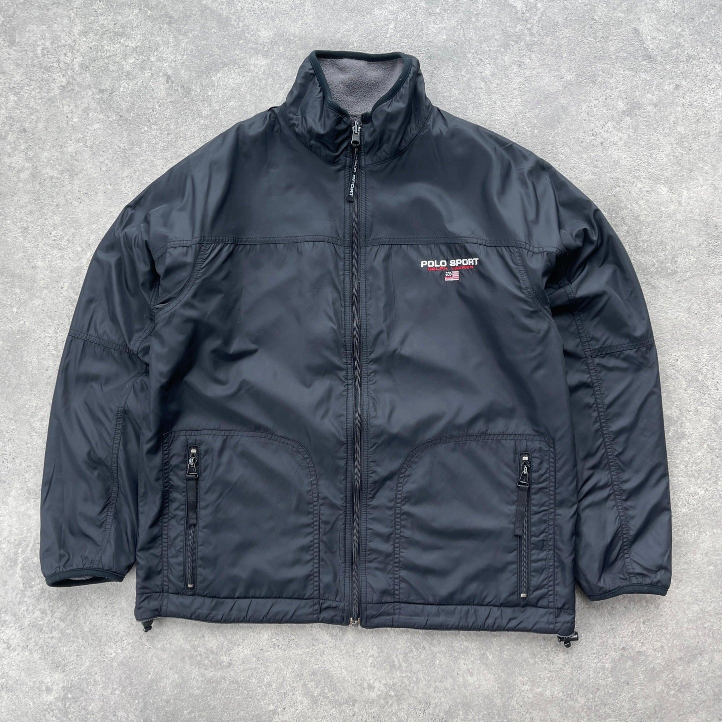 Polo Sport Ralph Lauren 1990s reversible polartec fleece jacket (S) - Known Source