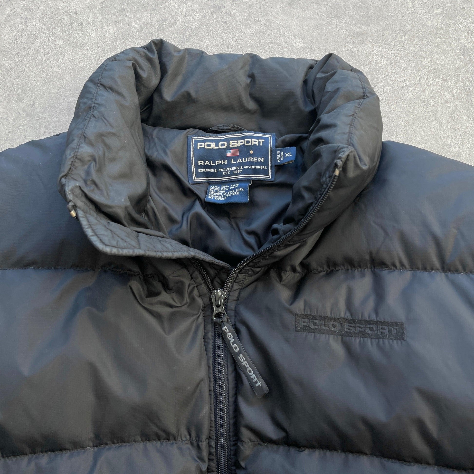 Polo Sport Ralph Lauren 1990s technical down filled puffer jacket (XL) - Known Source