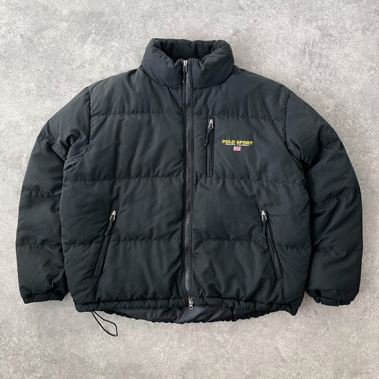 Polo Sport Ralph Lauren RARE 1990s fleece lined puffer jacket (XL) - Known Source