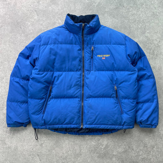 Polo Sport Ralph Lauren RARE 1990s fleece lined puffer jacket (XXL) - Known Source