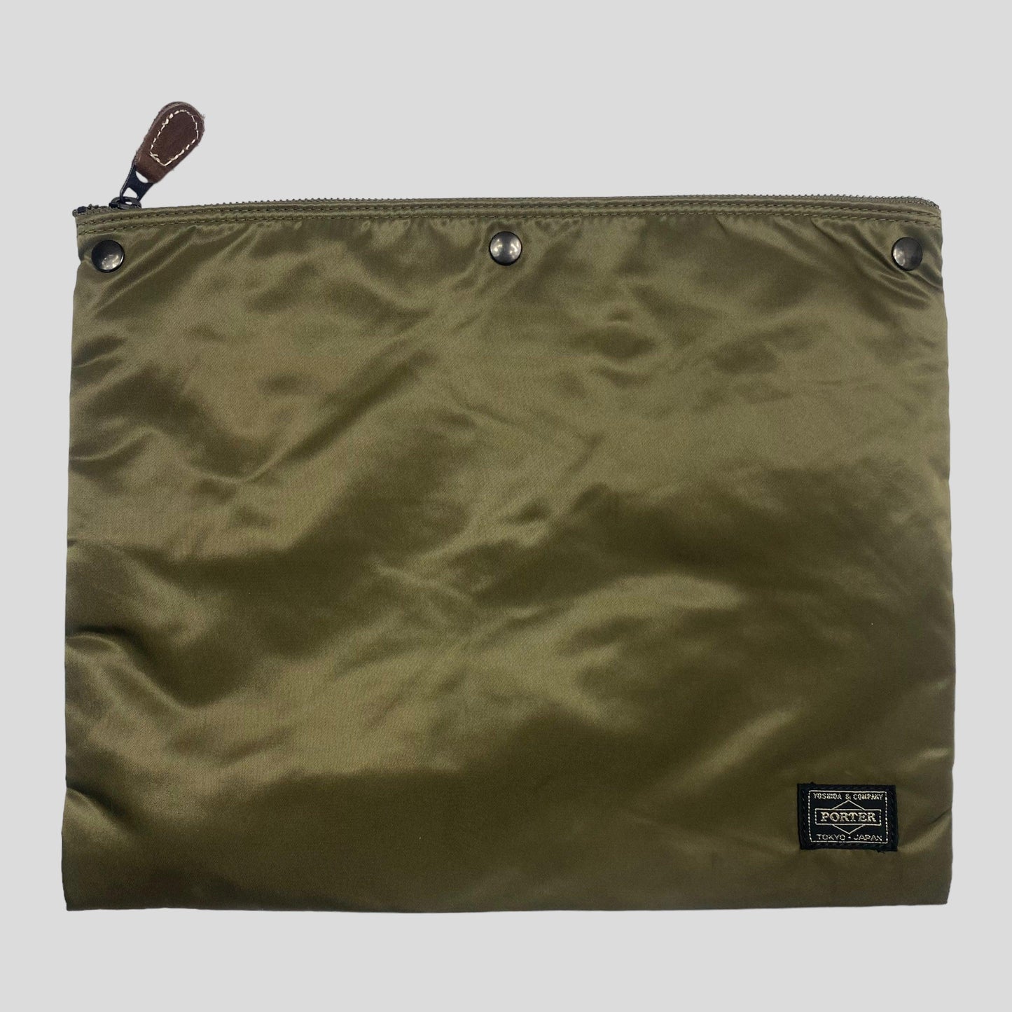 Porter x Nexus VII Packable Nylon Bag - Khaki - Known Source