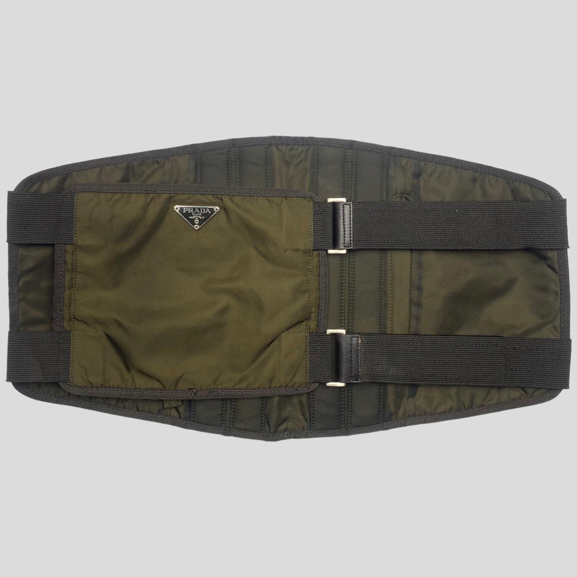 Prada 1999 Nylon Tactical Belt Bag - L - Known Source