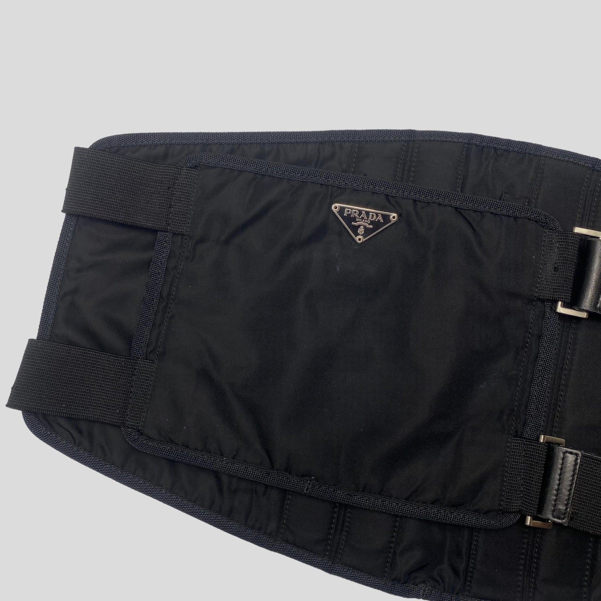 Prada 1999 Nylon Tactical Belt Bag - XL - Known Source