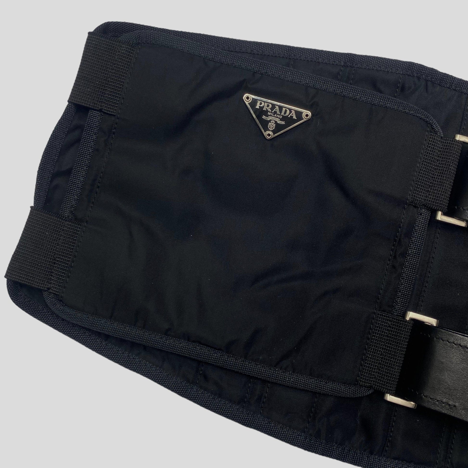 Prada 1999 Nylon Tactical Belt Bag - XS/S - Known Source