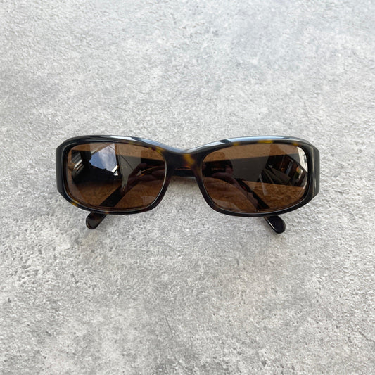 Prada 2000’s tortoise shell wrap around sunglasses - Known Source