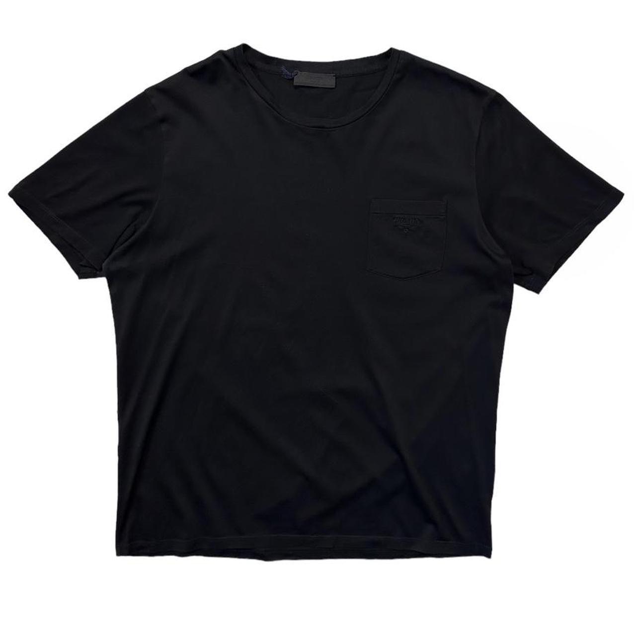 Prada Black Side Logo T-Shirt - Known Source