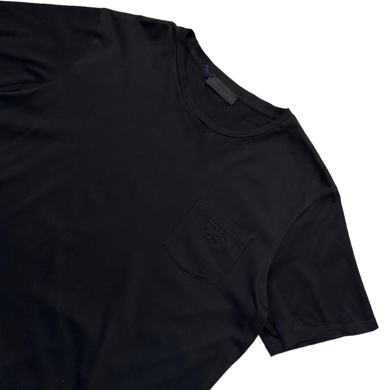 Prada Black Side Logo T-Shirt - Known Source